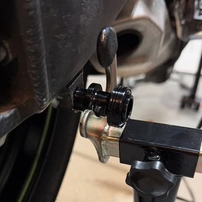 M8 Swingarm Spools Sliders, CNC Billet Aluminum Universal Paddock Rear Stand Screws Bobbins, Fits for CBR600RR CBR1000RR, GSXR600/750/1000, ZX6R ZX10R Z650 Z900, SV650,S1000RR– 2 PCS (Black) - color: Black