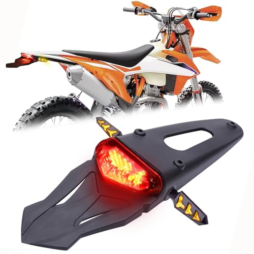 Motorcycle LED Rear Fender 12V LED Tail Light Brake Lamp with 2pcs Turn Singla Light For Off-road Motorcycle Motocross Dirt Bike