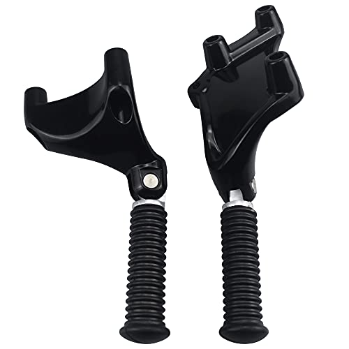 Passenger Footpeg w/Mount Kit,Rear Passenger Footrests Pedal w/Mount Kit for Harley Sportster Forty-Eight 48 Seventy-Two 72 883 1200 2014-2022,Black - color: Black For Classic Style