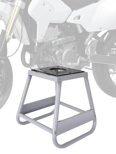 Dirt Bike Stand,Universal Detachable Anti Slip 450Lbs Capacity Motorcycle Panel Lift Box Stand for Motorcycle & Powersports Maintainence-Gray - color: Gray
