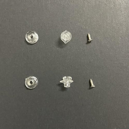 Universal 2 Pairs 4MM Helmet Visor Pins, Anti Fog Insert Pins Compatible with AGV, SHOEI, GXT, ARAI,BELL, SEDICI, HJC,ETC Helmet Visors(PIN 1) - color: Pin 1