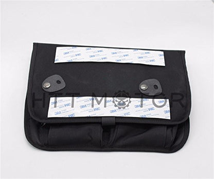 LA03- Tour Pack Lid Organizer Black Compatible with Harley Davidson All - size: Tour Pak Bag