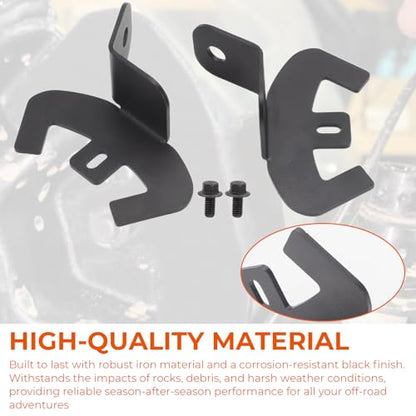 Whip Light Mount Flag Brackets for CF Moto Zforce Gen 2 Heavy Duty Mount Bracket Flag Mount Kit for Flag Off-Road LED Whip Lights 2pcs Black