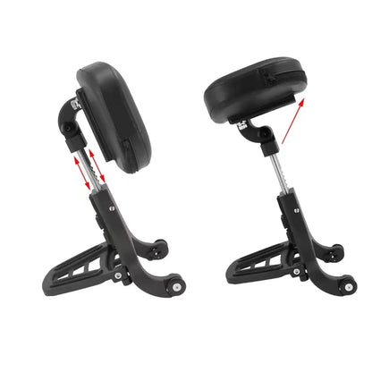 Adjustable Sissy Bar Backrest With Folding Luggage Rack For Kawasaki 900 Classic (Matt Black)