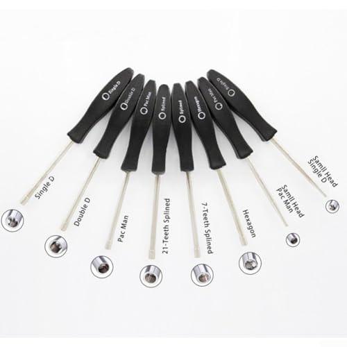 8-Piece Carburetor Adjustment Tool Kit with Cleaning Brush, High-Grade Alloy Steel Screwdriver Set Lawn Mower, Motorcycle and Chain Saw Repair, Lasting