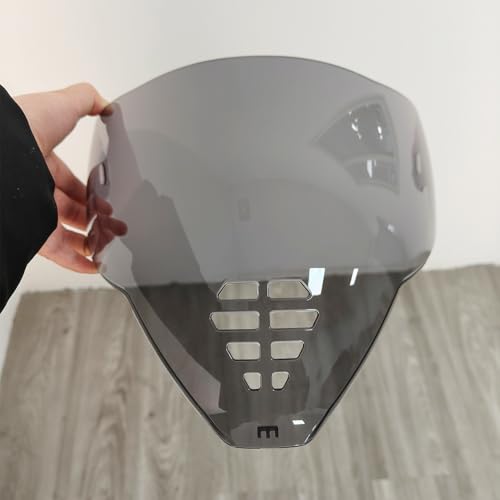 YMTSGEA Airflite Helmet Visor Replacement for IC-06. Helmet Shield Compatible with Airflite IC-06 (Light Black) - color: Light Black