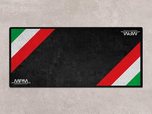 Parking Mat for Scooter Models Display and Pit Mat, Washable Non-Slip Garage and Showroom Floor Carpet (Size 2: 102 x 47/260 x 120 cm) - size: 3'11" x 8'6" (Oblong)