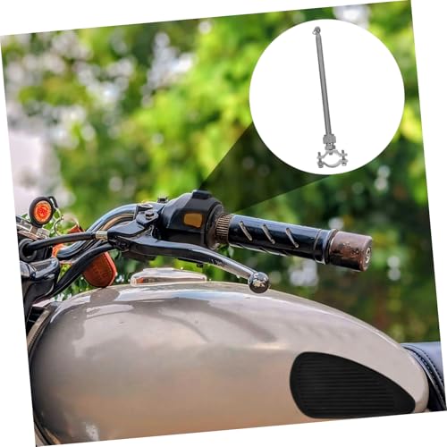 Happyyami Retractable Flagpole for Bikes Motorcycles Safety Flags for Bikes Luggage Rack Flag Mount Accessory