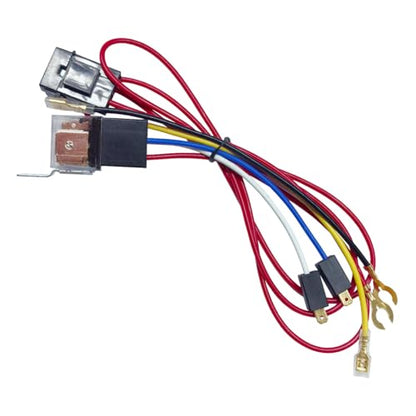 12V 80A Car Single Horn Wiring Harness Relay Kit, 4 Pin SPST Vehicle Modification Blast Tone Air Horns Wiring Harness Relay for Car Truck Motorcycle (Single Horn) - size: Single Horn