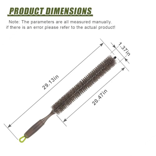 Car Engine Cleaning Brush, Soft Bristle Long Handle Car Parts Cleaning Brushes, Flexible Bendable Automotive Engine Bay Detailing Brush for SUV, ATV, Motorcycle(2PCS) - size: 2PCS