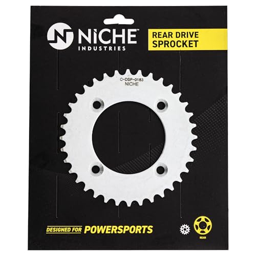 NICHE Drive Sprocket Chain Combo for Honda XR70R Front 15 Rear 36 Tooth 420HZ Standard 86 Links - size: Standard Chain