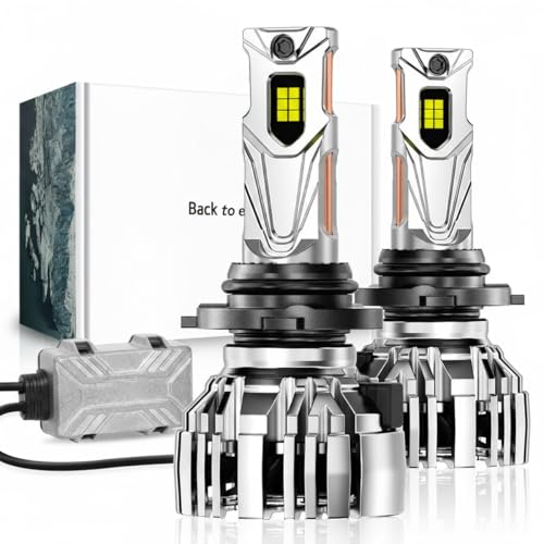 NOVSIGHT 9005 LED Fog Lights Bulbs - 55000 Lumens Ultra-Bright,100000 Hours Lifespan, 6500K Cool White Light, IP68 Waterproof, Pack of 2 - color: 9005, size: 55000LM