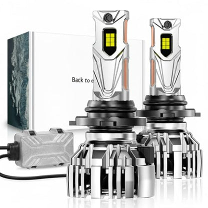 NOVSIGHT 9005 LED Fog Lights Bulbs - 55000 Lumens Ultra-Bright,100000 Hours Lifespan, 6500K Cool White Light, IP68 Waterproof, Pack of 2 - color: 9005, size: 55000LM