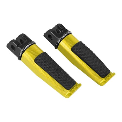 Motorcycle Footpegs Front Passenger Foot Pegs Replacement for Honda CB125R CB300R CB1000R CB650F CBF600 CBF100 CBR600F CBR250R CB650R CBR600 CBR100 CBR900 Foot Rests Pedal(gold) - color: gold
