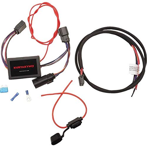 Kuryakyn 2595 Motorcycle Accessory: Plug & Play Trailer Wiring with Relay Harness for 2014-19 Harley-Davidson FLH/FLT Motorcycles with 5-Wire Trailer , Black - size: 5-Wire Trailer, style: FLH/FLT Models