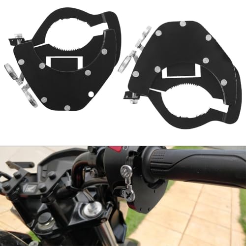 Stainless Steel Motorcycle Throttle Clip Cruise Control System Thumb Activated Lock for Most Bike Handlebar Accelerator Pipe Black(Bottom at the bottom) - size: Bottom at the bottom