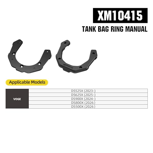 Rhinowalk Motorcycle Tank Bag Adapter Base with Strong Magnetic-XM10415 - color: Black415
