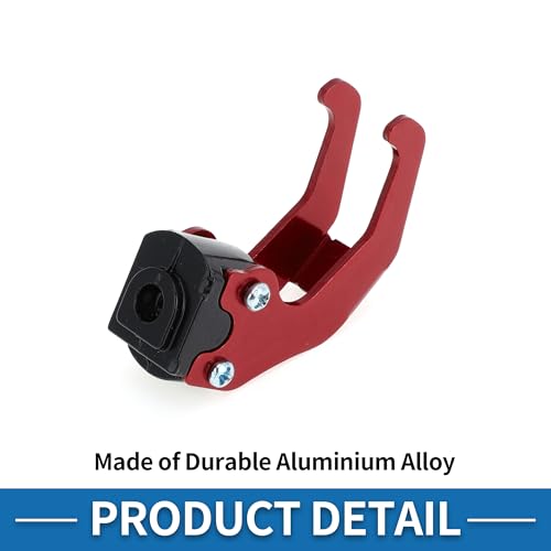 Motorcycle Handlebar Hook Helmet Gloves Luggage Hanger Claw Shaped Motorcycle Hook Aluminum Alloy Red - color: Red