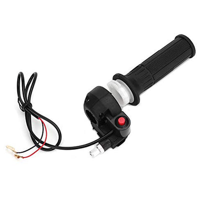 Dirt Bike Throttle,Throttle Accelerator Handle Grip Cable,Throttle Grips with Stop Switch Fit for 47 49 Mini Moto Dirt Bike Handlebar