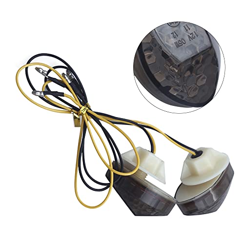 2 Pcs Motorcycle Led Flush Mount Front Turn Signal Light Replacement for Honda CBR600RR CBR1000RR 2004 2005 2006 2007 CBR 600 F4 F4i CBR900 CBR919
