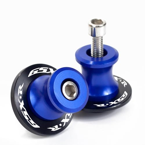 Motorcycle Swingarm Spools Fit For GSX-R600 GSX-R750 GSXR 1000 1100 GSX1300R - 2024 2025 Rear Frame Stand GSXR 125 150 250 300 Swingarm Spools Frame Sliders GSXR Accessories BE - color: blue