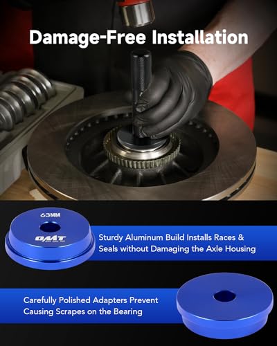 Orion Motor Tech Bearing Press Kit, 10pc Bearing Race and Seal Driver Set with Seal Driver and 9 Bearing Adapters, Seal Installer Bearing Driver Kit for Bearing Installation - style: Large