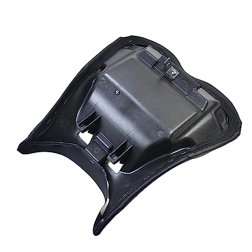 Upgrade Soft PU leather Front Driver Rider Seat Passenger Pillion Seat Cushion Comfortable compatible for ninja 400 Z400 Z-400 Accessories 2018-2024 (Front Seat-Black) - color: Black