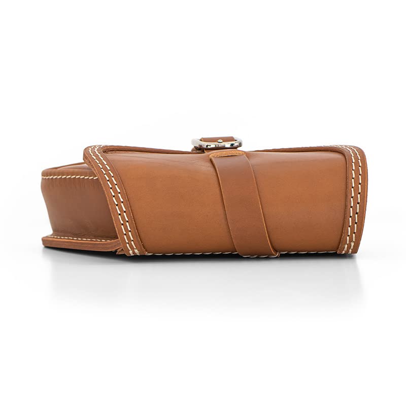 Leather Swingarm Bag Compatible with all 2015-2024 Scout and Scout Bobber, 2025-2026 Scout 101, 2025-2026 Scout Classic, 2025-2026 Sport scout, 2025-2026 Super Scout (Desert Tan) - color: Desert Tan