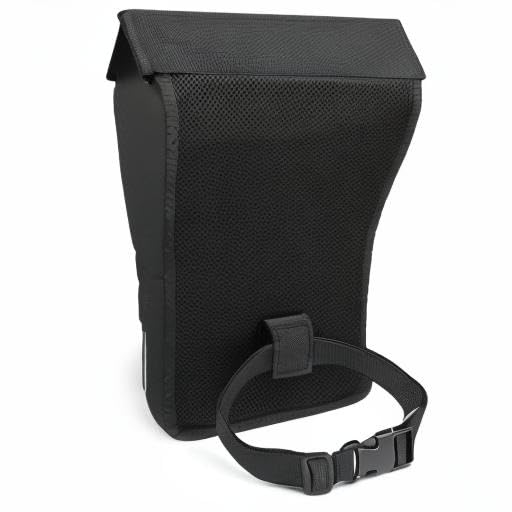 Motorcycle Tactical Drop Leg Thigh Bag with Holster Handgun Firearm Pistol Bag for Men Hunting Shooting Range Additional 3 Magazine Storage Slots - color: Black 2 Packs