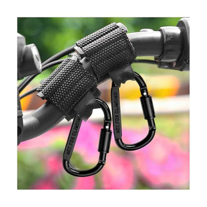 4PCS Hook for Hanging Helmet Headset, Multi-Purpose Motorcycle Carabiner Hook, Heavy Duty Strap Clip for Stroller Bike - color: 4pcs