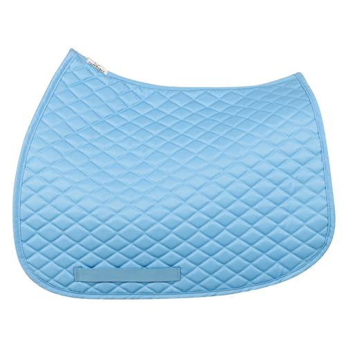 TuffRider Basic All Purpose Horse Riding Saddle Pad - color: Light Blue