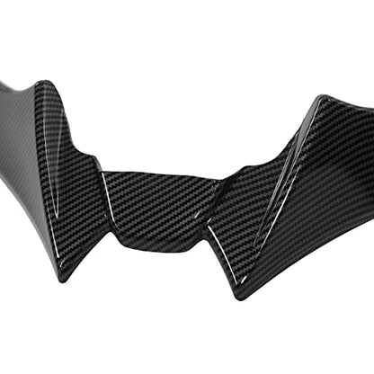 Front Beak Shockproof Motorcycle Aerodynamic Windshield Wing Cover Front Spoiler Winglet Aerodynamic Wing Kit Fit For MT?09 SP 2021 to 2023 (Carbon Fiber ) - color: Carbon Fiber Style