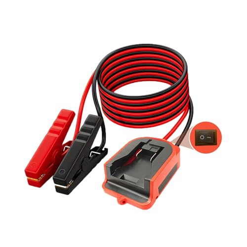 Jumper Cable Kit with Switch for “MIL” 18V Battery, Reinforced Clamps 12AWG 5.9Ft Booster Cable for Car Motorcycle, Compatible with 48-11-1812 48-11-1815 48-11-1820 etc. - style: For “MIL” 18V