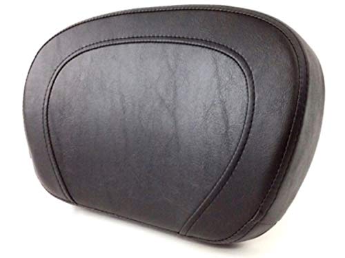 Sissy Bar Backrest Passenger Pad with Top Stitch Oval Pattern for 1994-2020 Harley Touring like Street Glide Road King HD Sissybar Uprights 54247 09A 52627 09 Back Rest Cushion ref 52924-98B