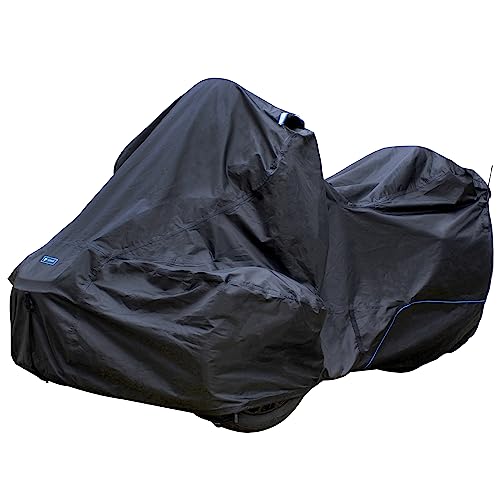 Fenrir Three Wheel Motorcycle Cover All Season Protection Waterproof Outdoor Storage Antenna Hole Quick Release Luggage Design Compatible with Can AM Spyder RT Limited/Sea-to-Sky Spyder F3 Limited - size: Spyder RT Limited/Spyder F3 Limited