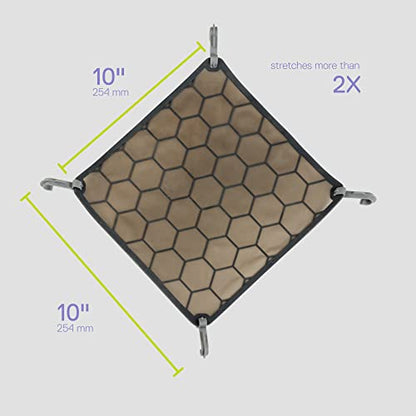 Delta Cycle ElastoTarp Bike Cargo Net - Weatherproof Silicone Stretch Cover Bicycle Rack Net, Kayak Cargo Net Keeps Luggage Dry and Secure - style: Elasto Tarp