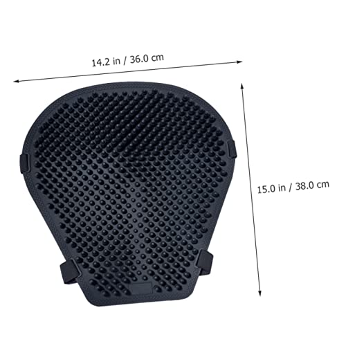 Breathable Skid Silicone Motorcycle Seat Pad Lightweight Cooling Motorbike Cushion Cover for Long Rides Heat Resistant and Comfortable Saddle Protector