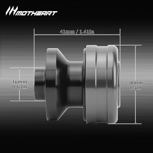 M8 Motorcycle Swingarm Sliders For GSX-R600 1992-2026 GSX-R 600Z 2022-2026 Swingarm Spools CNC Aluminum Heavy-Duty gsx-r 600 600z Accessories (Gray) - color: Gray