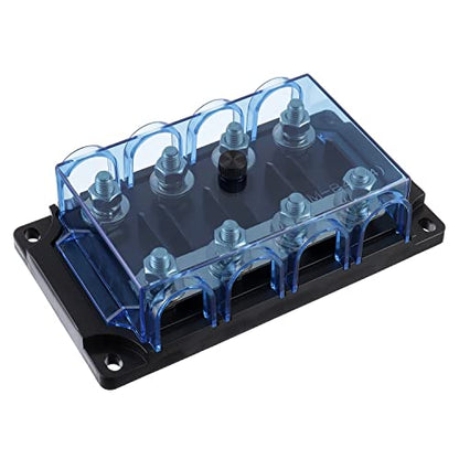 BOJACK 4-Way AMG Mega Fuse Holder (Pack of 1 ANM-B4) - size: 4-Way
