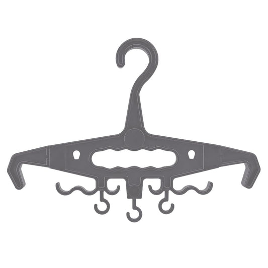 YOZWOO Heavy Duty Plastic Hangers with Detachable Hook - Thick Non-Slip Hanger & Plastic Hanger for Clothes, Police Vests, Military Gear & Wetsuits, 200 lbs Capacity Hangers (Gray) - color: Upgraded Gray