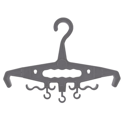 YOZWOO Heavy Duty Plastic Hangers with Detachable Hook - Thick Non-Slip Hanger & Plastic Hanger for Clothes, Police Vests, Military Gear & Wetsuits, 200 lbs Capacity Hangers (Gray) - color: Upgraded Gray