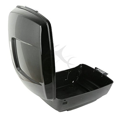 SLMOTO 13.7" King Tour Trunk W/Black Latch Fit For Harley Street Glide FLHX 2014-2025 Electra Glide Standard FLHT 2019-2022 Revival FLH 2021 - color: BStyle #05