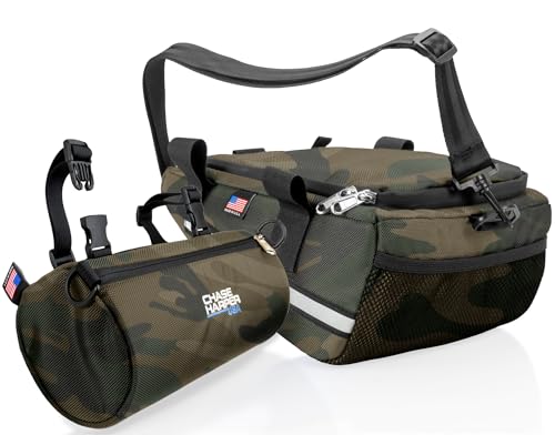 Chase Harper USA - Ruckus Value Pack - 5000LS Under The Seat Bag and 105000 Barrel Bag Combo - Compatible with All Ruckus Model Years With Lowered Frames – Woodland Camo - color: Woodland Camo, size: Low Frame Fit, style: Barrel Bag Combo