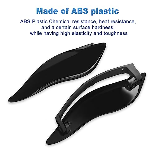 WATERWICH Fairing Air Deflectors Side Wing Windshield Compatible with Harley Davidson Electra Street Glide 2014 2015 2016 2017 2018 2019 2020 2022 2023 2024
