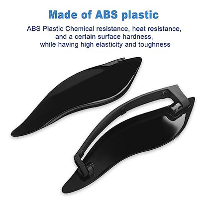 WATERWICH Fairing Air Deflectors Side Wing Windshield Compatible with Harley Davidson Electra Street Glide 2014 2015 2016 2017 2018 2019 2020 2022 2023 2024