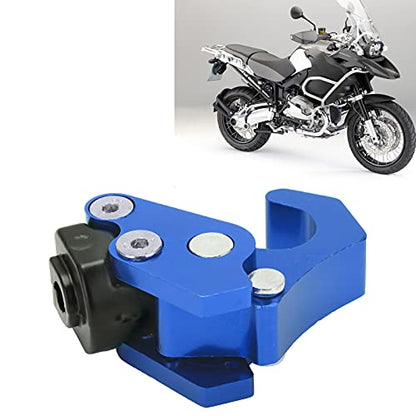 Acouto Helmet Luggage Hanger for Motorcycle, Motorcycle Helmet Hook Universal Claw Shaped Motorcycle Hook CNC Aluminum Alloy Scooter Helmet Bag Luggage Hook Hanger Carry Holder(Blue)