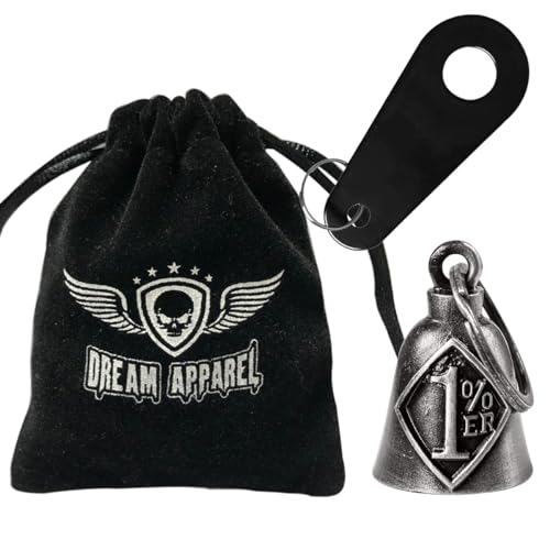 Dream Apparel Motorcycle Bell Guardian Angel Drive Away Gremlin, Biker Bell for Men Women Rider Riding, Good Luck Gift - style: 1% Er