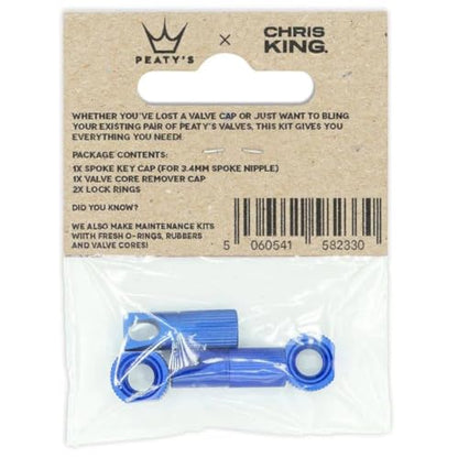 Peaty's x Chris King MK2 Tubeless Valve Accessory Kit by Peaty's - color: Navy