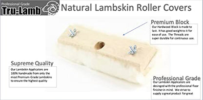 Lambskin Applicators and Refill Pads (12" Applicator 3 Pack) - style: 12" Applicator 3 Pack