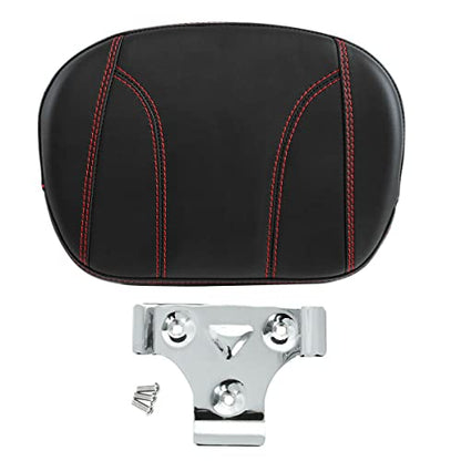 TCMT Detachable Sissy Bar Backrest Pad Fits For Harley 1997-2023 Touring Road King 2018-2023 Softail Slim FLSL Low Rider FXLR - color: Style K
